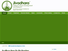 Tablet Screenshot of jivadhara.com